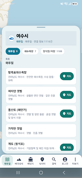 여수시 해루질 장소 목록